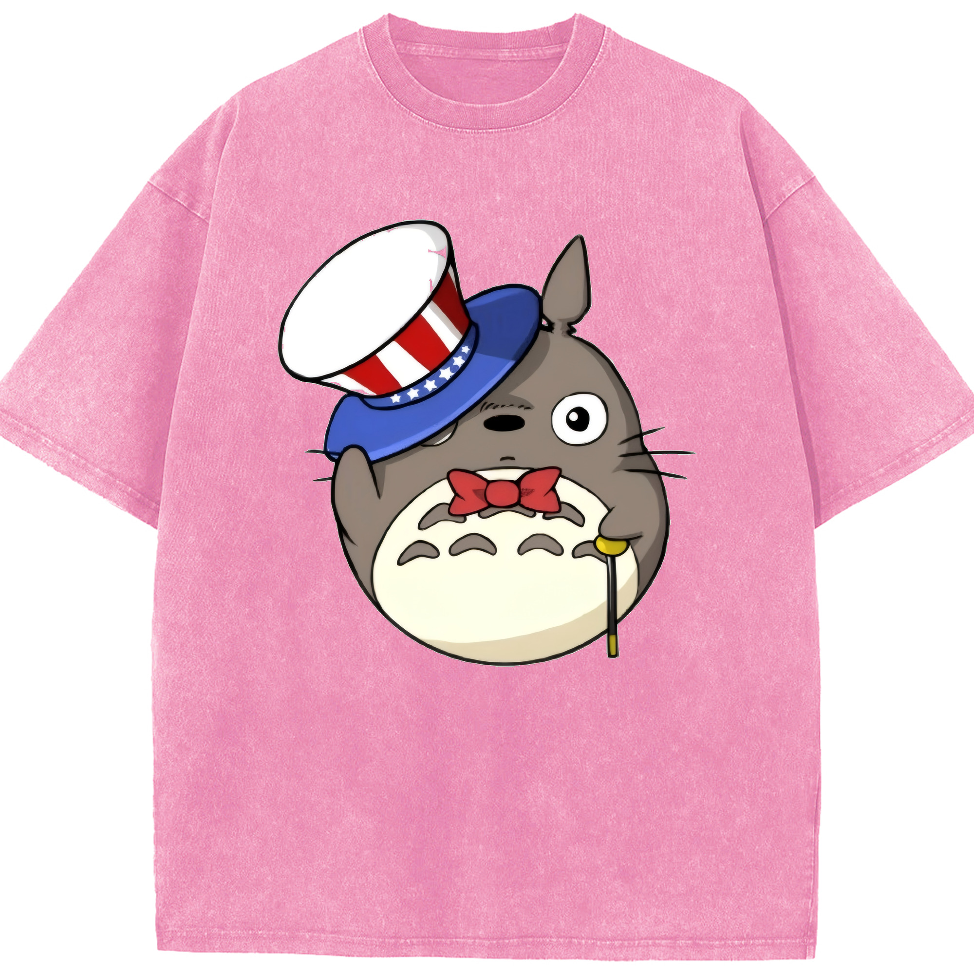 （画像用） となりのトトロ 草壁メイ 草壁サツキ My Neighbor Totoro Satsuki Kusakabe Mei Kusakabe 綿100% ヴィンテージ風 半袖Tシャツ（フロントプリント）